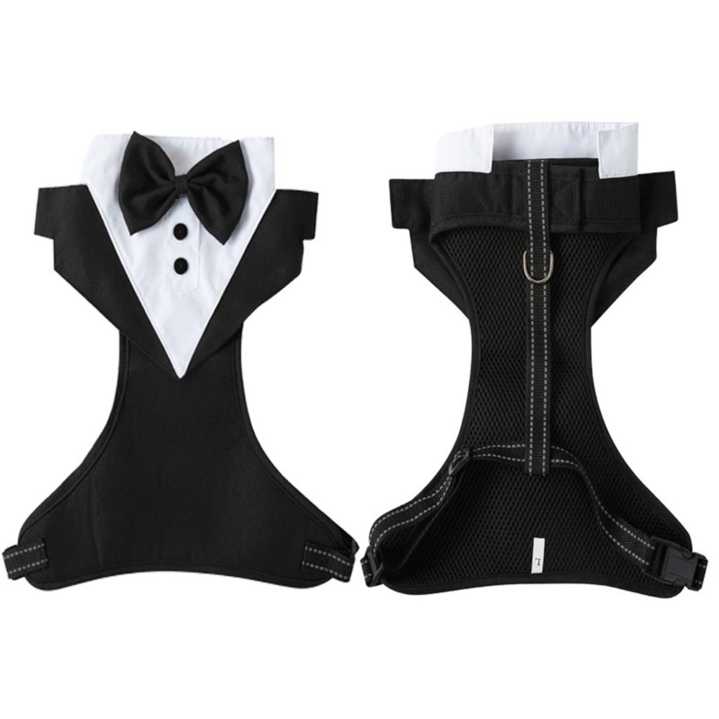 Dog Suit Vest for Small , Medium , Large Dogs , Pet Formal Clothing with Chest Strap , Vest Outfit for