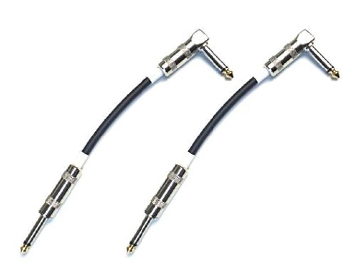 Sound MOMO Guitar Patch Cable P3LL [MOGAMI 2524] Black, 15cm