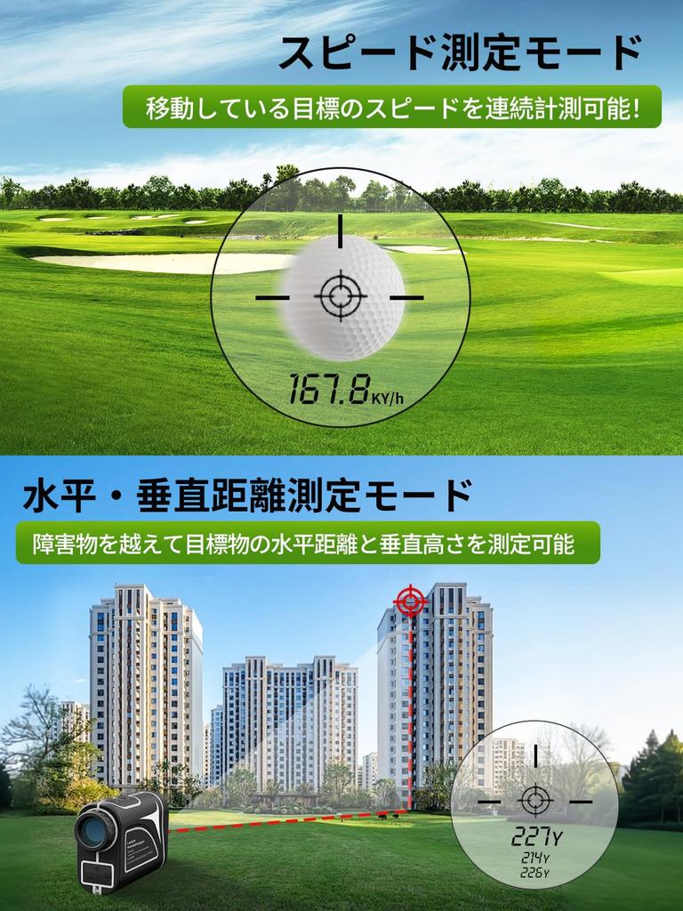 SOTCAR Golf Laser-Entfernungsmesser Kompakt 1000m IP54