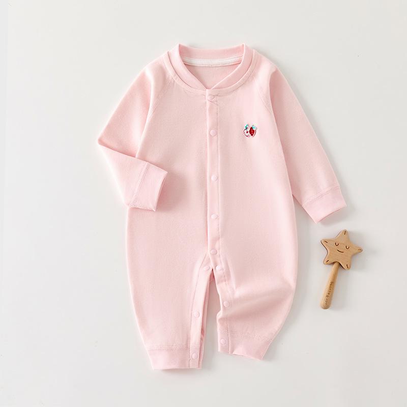 2025 New Pure Cotton Baby Jumpsuit for Spring, Autumn, and Winter - Newborn Toddler Inner Wear