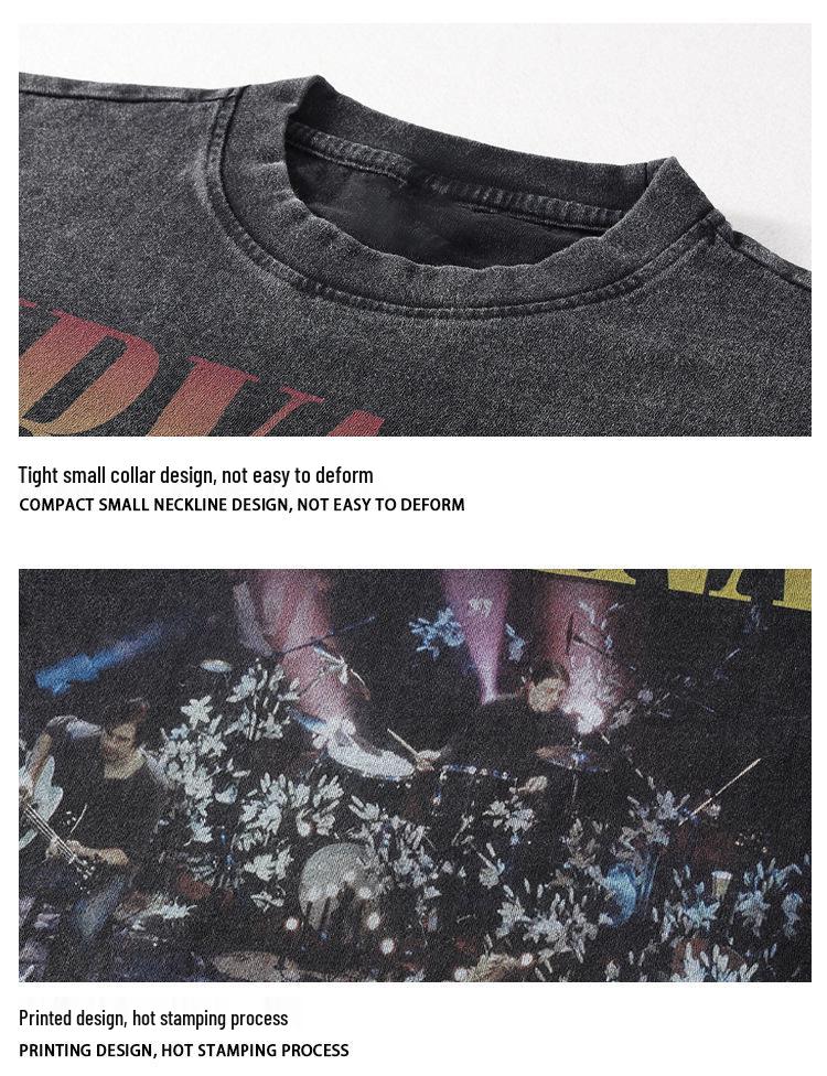 2025 Nirvana Vintage Retro Washed Long Sleeve Tee
