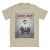 Bruno Mars The Romantic Tour 2026 Camiseta Póster Hombre Algodón Impresionante Camiseta Cuello Redondo Camiseta Manga Corta Ropa 4XL 5XL