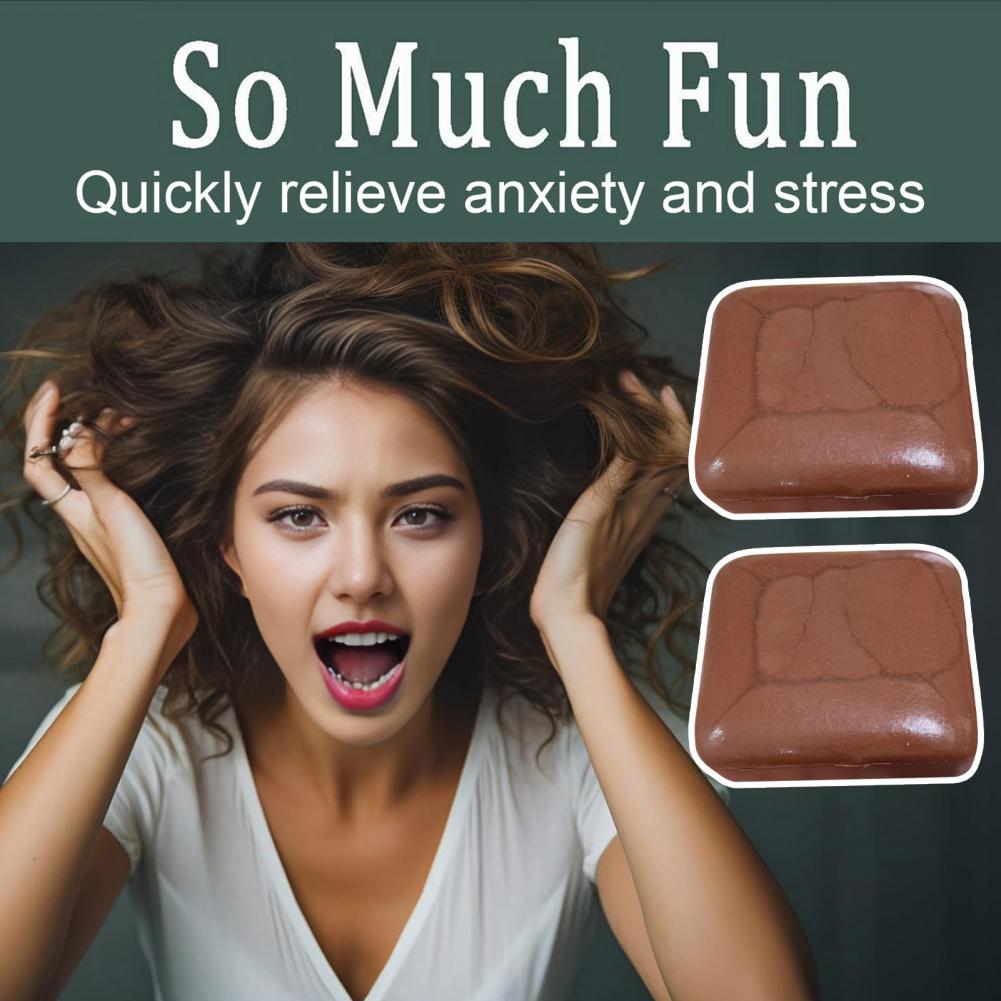 Toast Realistic Stress Easing Toy Chocolate Toast Squeeze Toy For Stress Easing Play Slow Rising Fidget Toy For Kids Adults