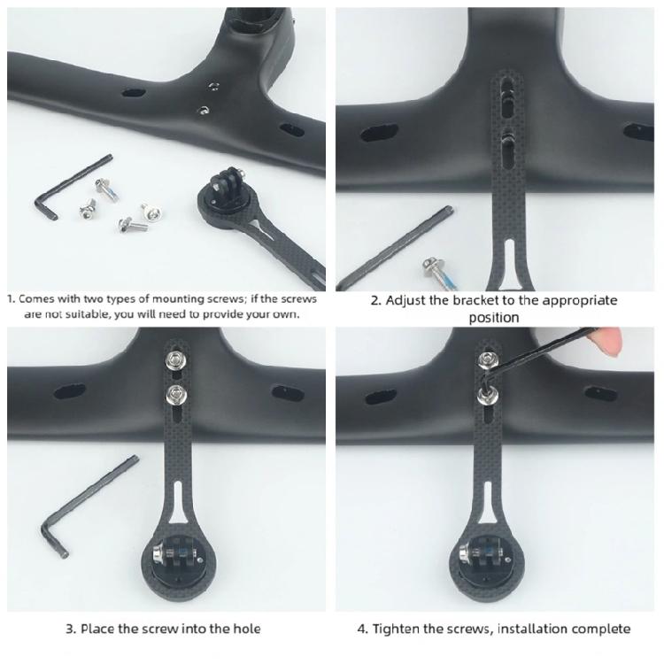 Durability Bike Handlebars Brackets Regulable Angles Heavy Type Bike Mount For Cycle Computer Light Device