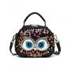 Mini Crossbody Bag Women Fashion Sequin Artistic Chinese Style Multi Compartment Zipper Small Size