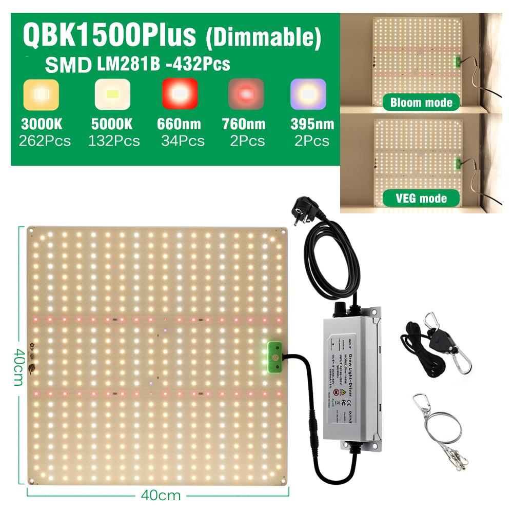 Full Spectrum LED Grow Light LM281B Diode LED Sunlike Quantum Grow Lamp For Greenhouse Hydroponic Plant Growth Lighting