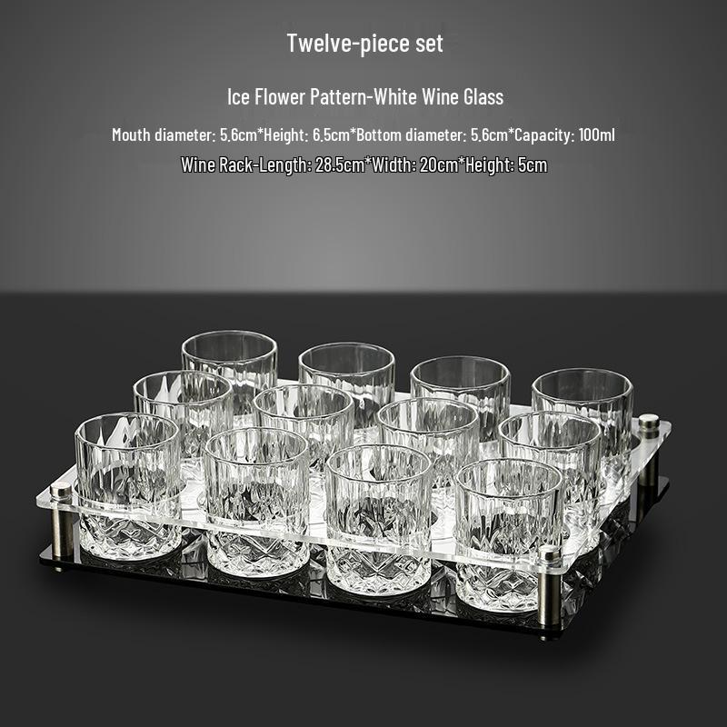 Ensemble de verres à shot Baijiu & Bière en Cristal Luxe Léger