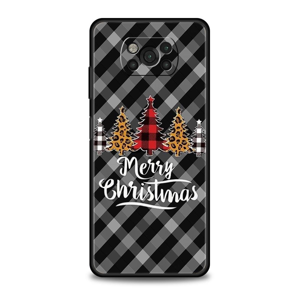 

Merry Christmas Phone Case for Xiaomi Poco F7 F6 F5 F4 F3 X6 X5 X4 X3 NFC F7 Ultra M4 C51 C55 GT 5G Soft TPU Cover Fundas Capas Poco X7