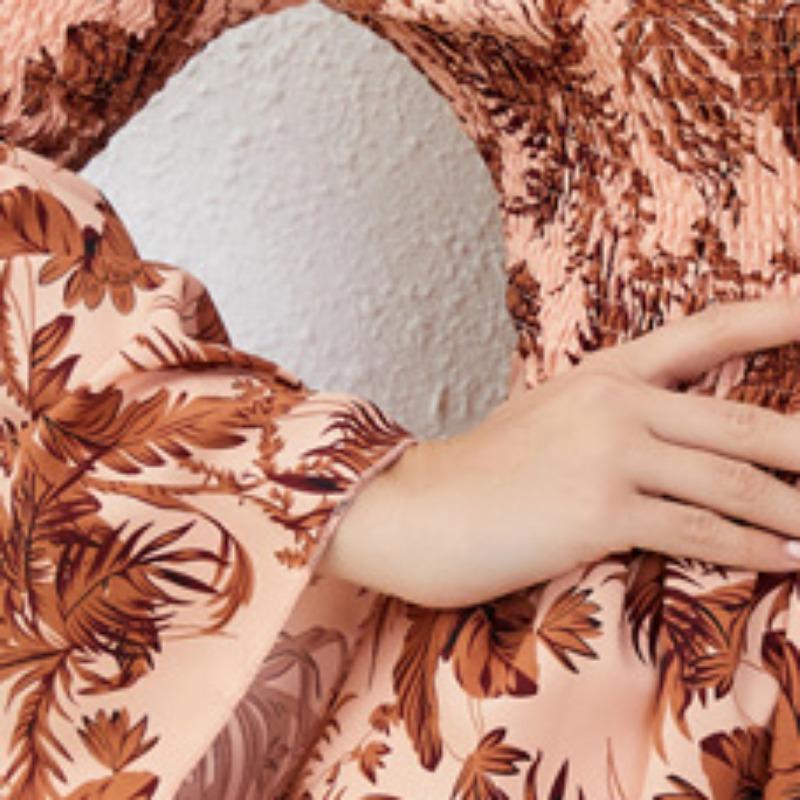 Летние повседневные платья с открытыми плечами для женщин Платье с цветочным принтом — фото 13