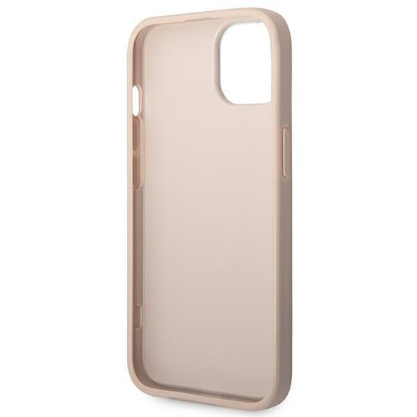 Guess Guhcp14Sg4Gfpi Iphone 14 / 15 / 136.1 Różowy/Pink Hard Case 4G Metal Gold Logo