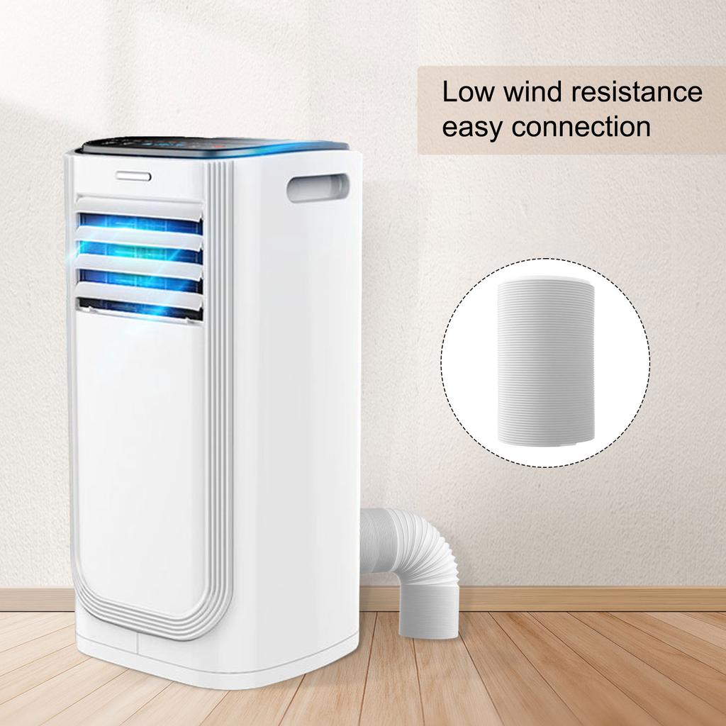 Portable Air Conditioner Hose 13/15cm 100cm Length AC Exhaust Vent Flexible Hose Anti-Clockwise Thread Air Conditioner Parts