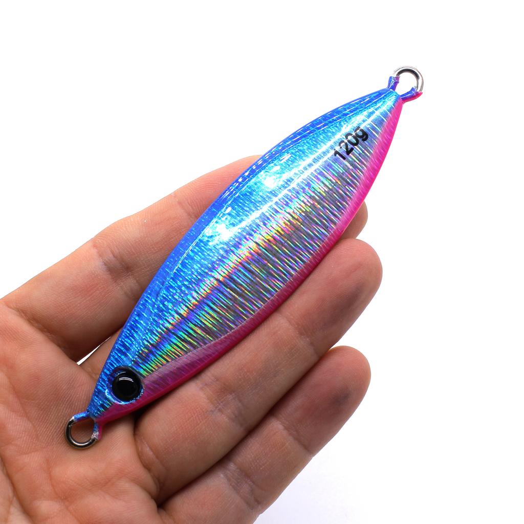 2026 AOCLU Slow Metal Jig 40g Hard Bait Sinking Stick Fishing Lure UV Luminous Strong Inshore Boat Beach Rock Blade