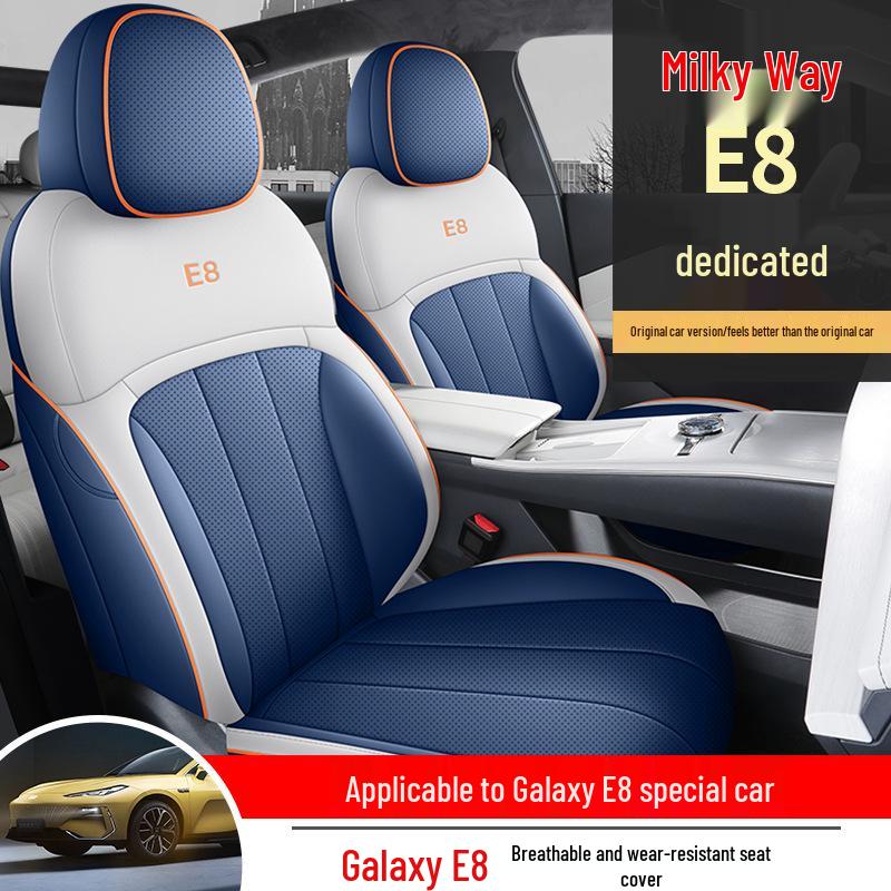 2024 Semi-Enclosed Universal Car Seat Cover for All-Season Comfort, Compatible with Galaxy E8.