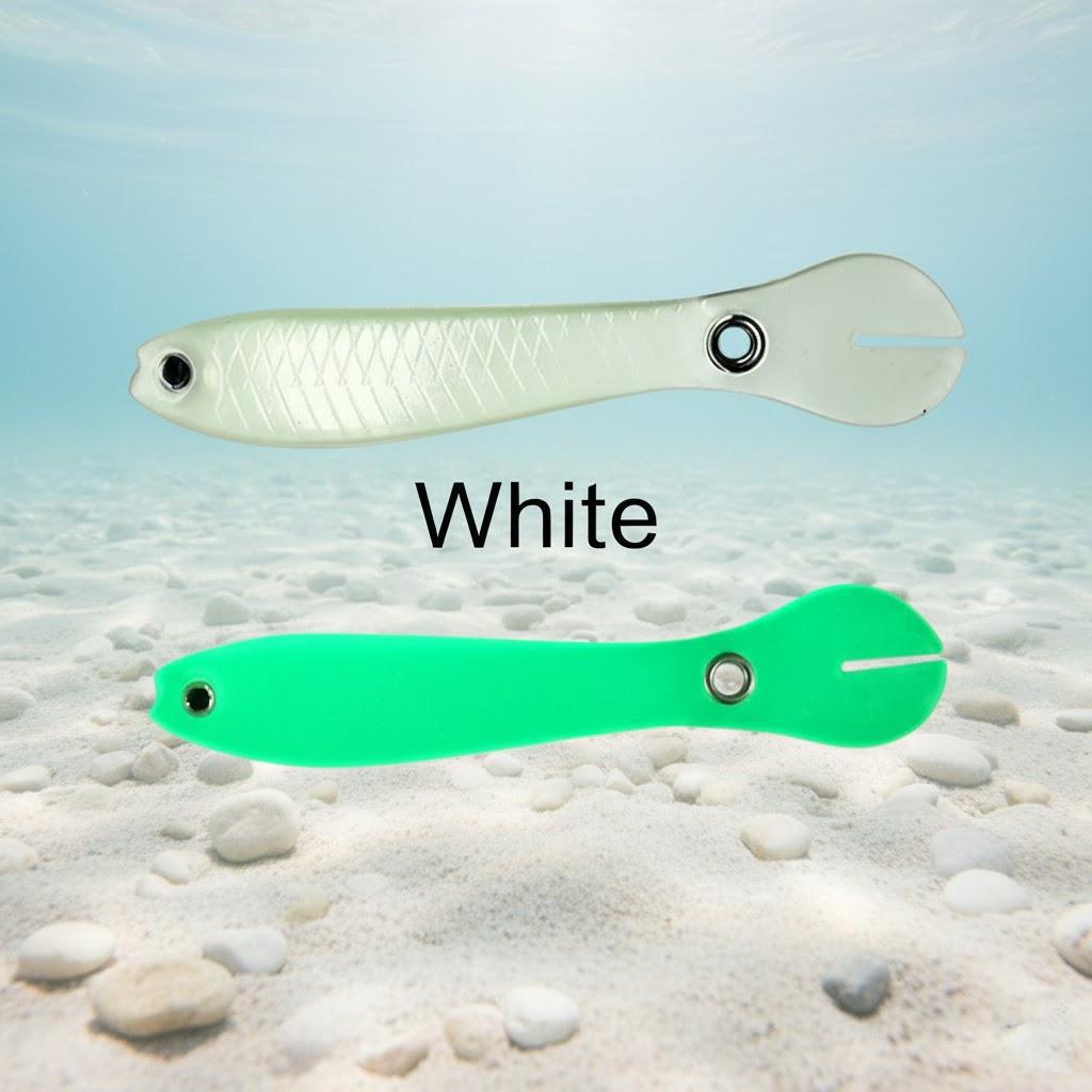 

10cm Soft Silicone Bait 6g Wobbler Crankbaits for Bass and Pike Fishing Lures Tackle Artificial Swimbait белый