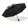 1pc Kuromi Magical PrincessUmbrella with Plastic Handle,Suitable for All Seasons Home Travel Outdoor UmbrellaSanlio150