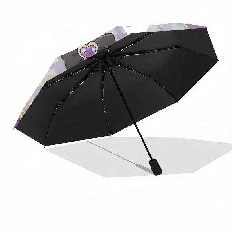 1pc Kuromi Magical PrincessUmbrella with Plastic Handle,Suitable for All Seasons Home Travel Outdoor UmbrellaSanlio150