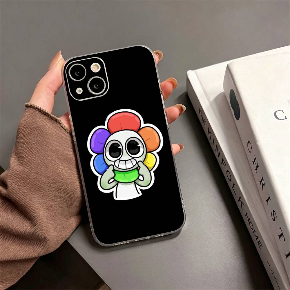 D-Dandy World Phone Case For iPhone17,16,15,14,13,12,11 Plus,Pro Max Soft Transparent Cover