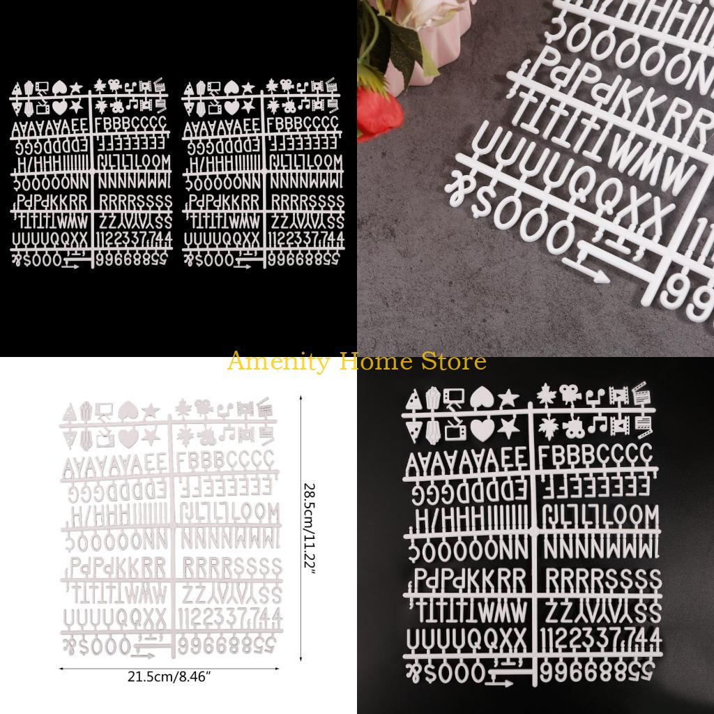 F26C 2pcs Characters for Felt Letter Board Message Board Letterboard English Letters Home Decoration Accessories Office Decor