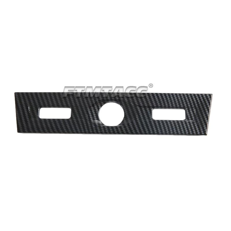 LHD RHD For MG3 Hybrid 2024 2025 ABS Carbon fiber Car Inner armrest Door Handle door Bowl cap strip Covers Interior Accessories