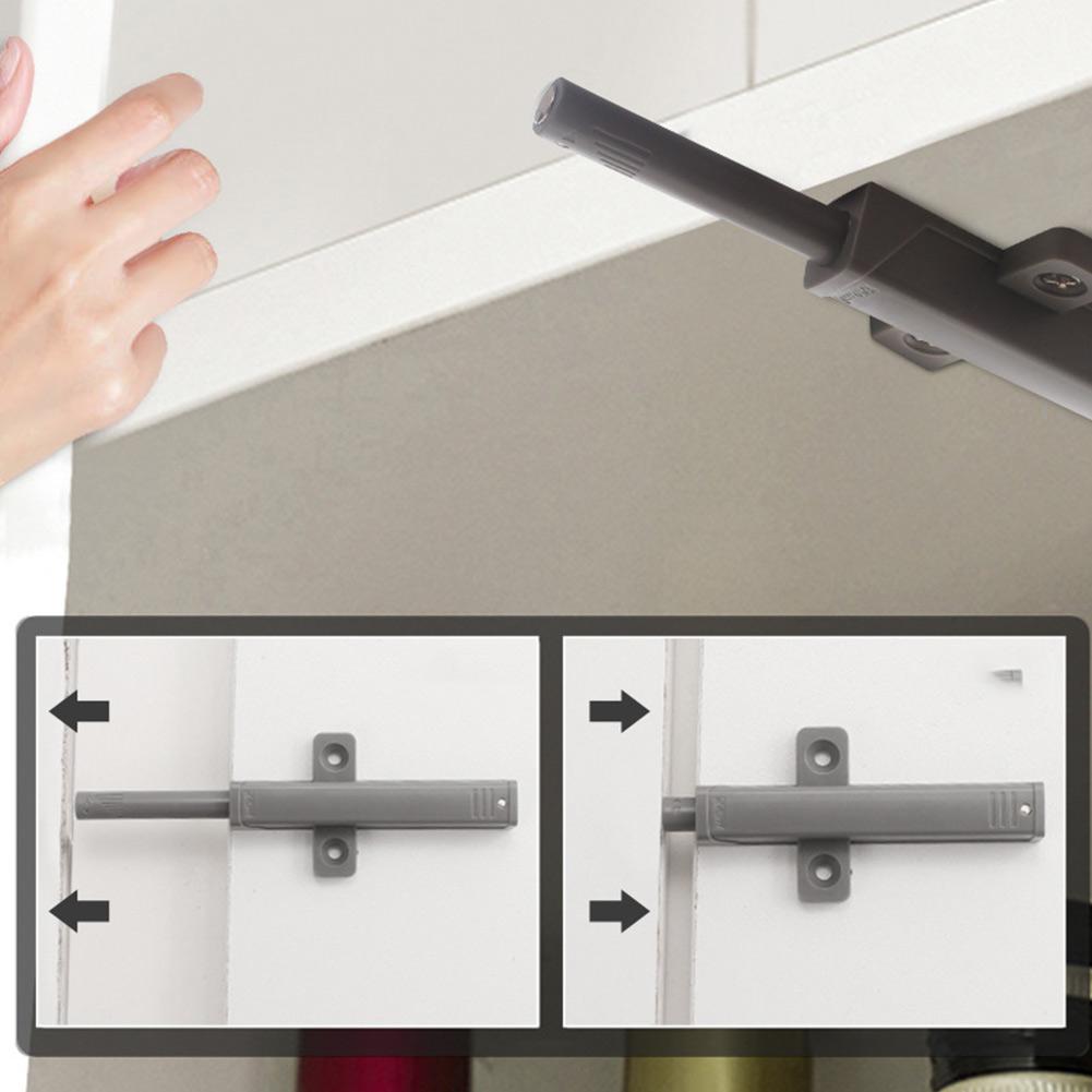 Brand New Camper Kitchen Cabinet Door Catches Catches Open Easily Tool Soft Push White ABS Housing Close Softly