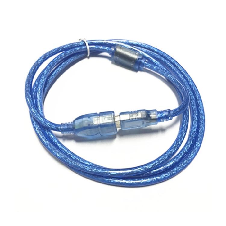 

USB 2.0 Extension Cable Male to Female Extender Cord Fast Speed Data Transmission Wire Line for Laptops Clear Blue 1