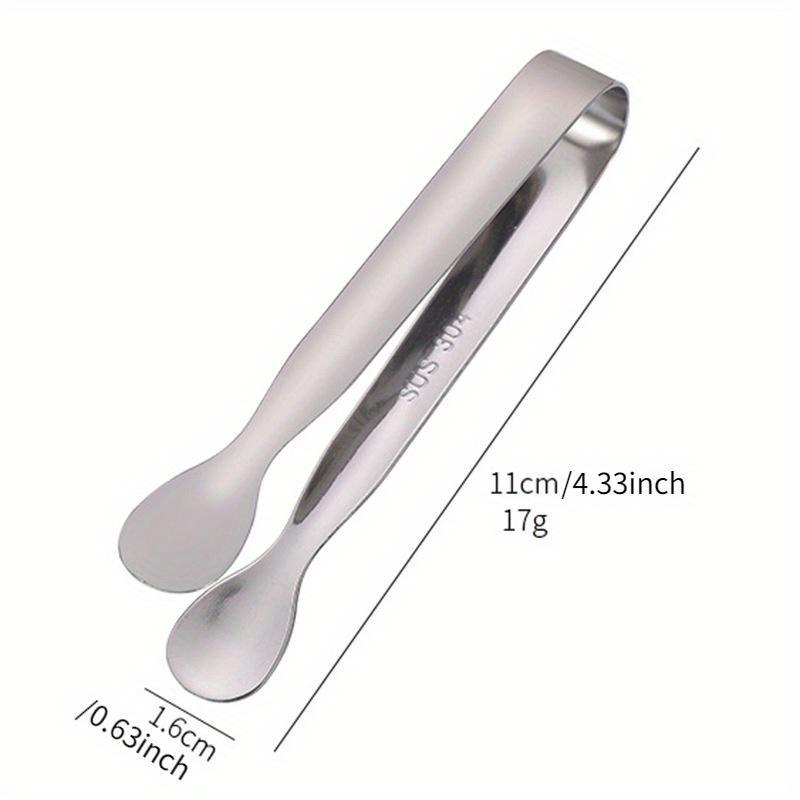 304 Stainless Steel Clip Ice Tong Bread Food BBQ Clip Barbecue Clip Cube Sugar Ice Tongs Tool Bar Kitchen Utensils