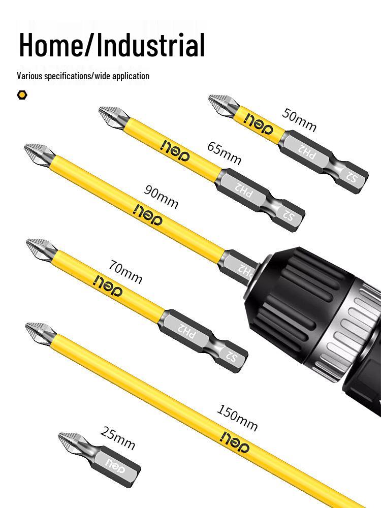 Strong Magnetic Phillips Drill Bits Set - Non-slip & Impact Resistant for Electric Screwdrivers
