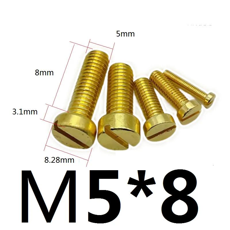M 2,5 3 4 5 6 8 10 12 Metrisch X 4-25mm Länge Messing Senkkopf Schlitzschraube Bolzen