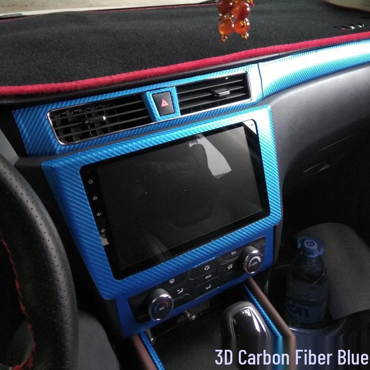 Carbon Fiber Console & Gear Shift Sticker for 16-18 Dongfeng Fengguang 580 Interior