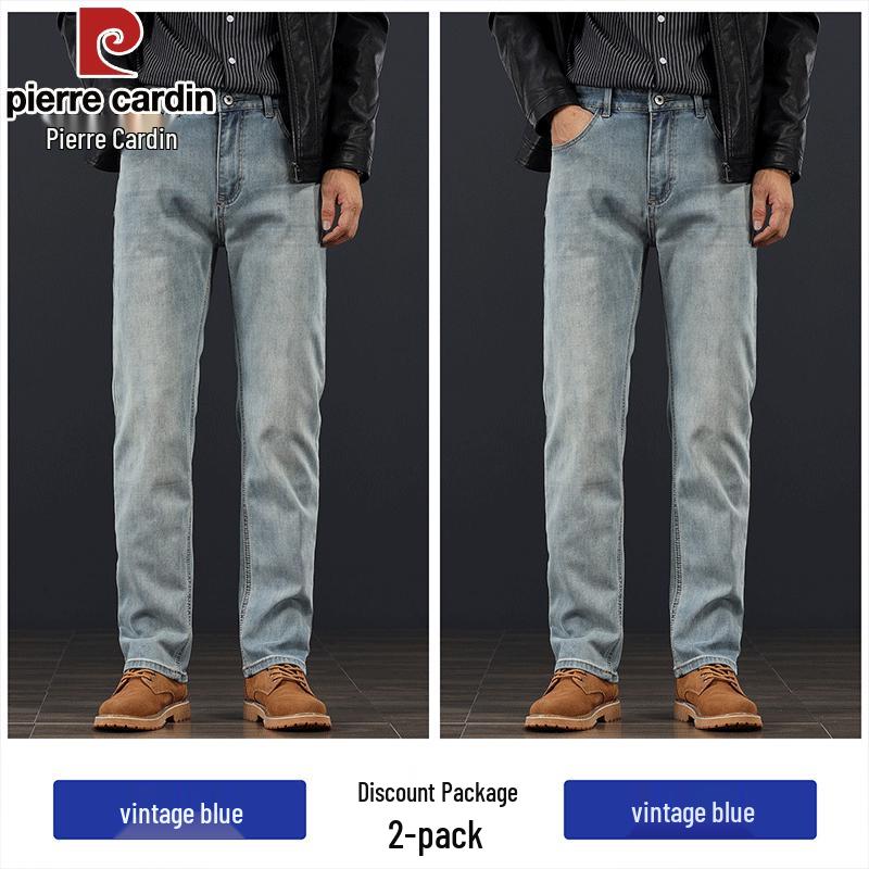 Pierre Cardin Men's Straight Leg Business Casual Jeans