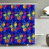 Modern Bathroom Shower Curtain With Geometric Design Easy Installation For Home Decor Bath Accessories