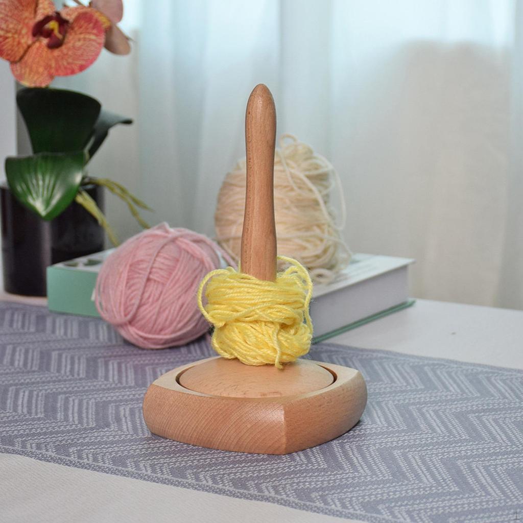 Craft Yarn Dispenser and Organizer for Family Members Wooden Design