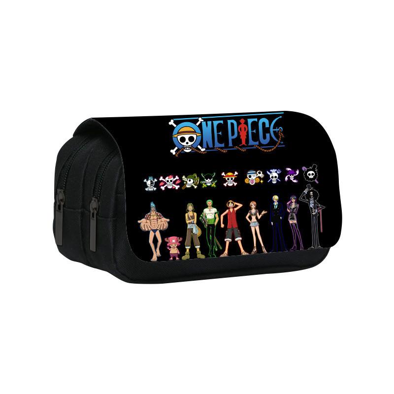 One Piece Student Double Layer Pen Case With Large Capacity For School Organization