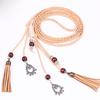  Women Fashion Folk-Custom Tassel  Pendant Waist Belt 