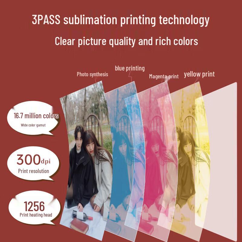 HPRT CP2100 Portable Instant Photo Printer CN plug (adapter included)