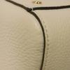 Used Thea Web Small Satchel 10833 84777 7922 Calfskin Tassel 3-Way Shoulder Bag with Double T Logo Ivory Women's from