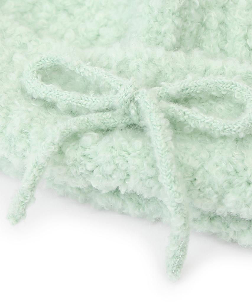 Eondeokeonteulolseutyudio Winter Ribbon Boucle Beanie Ribbon Beanie / Mohair Boucle / Ml