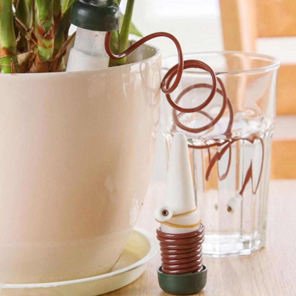 1pcs Automatic Lazy Watering Device, Household Water Seepage Device, Travel And Business Trip Green Plant Potted Automatic Drip Device