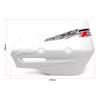 ZETA RACING Protector White Can be installed on Armor Handguard Series Protection Enduro Race Dirtfreak F5328 model XC-PRO Off-road (Old number