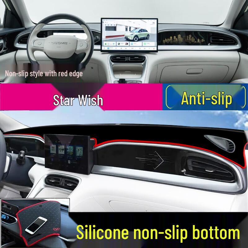 

Geely Xingyuan Dashboard Sunshade: Heat-Insulating, Anti-Slip, Sun Protection Mat for Car Interior Decoration