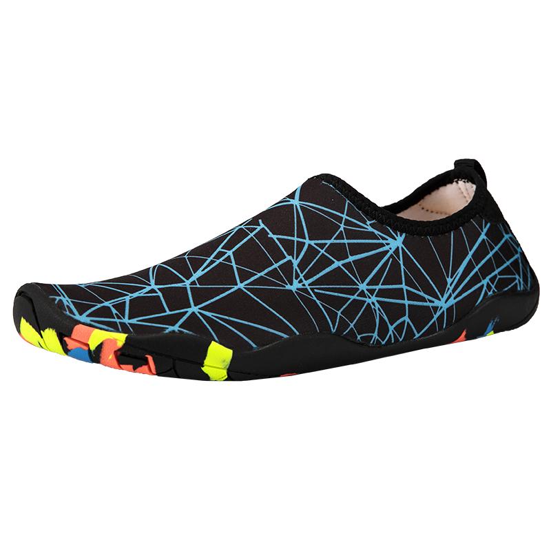 New Unisex Water Athletic Shoes Barefoot Quick-Dry Aqua Yoga Socks Easy Slip-On For Men Women Barefoot Surfing Upstream Athletic Shoes 35-47