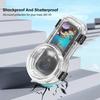 For Insta360 X5 PULUZ Quick Release 60m Waterproof Sealed Diving Case (Transparent)