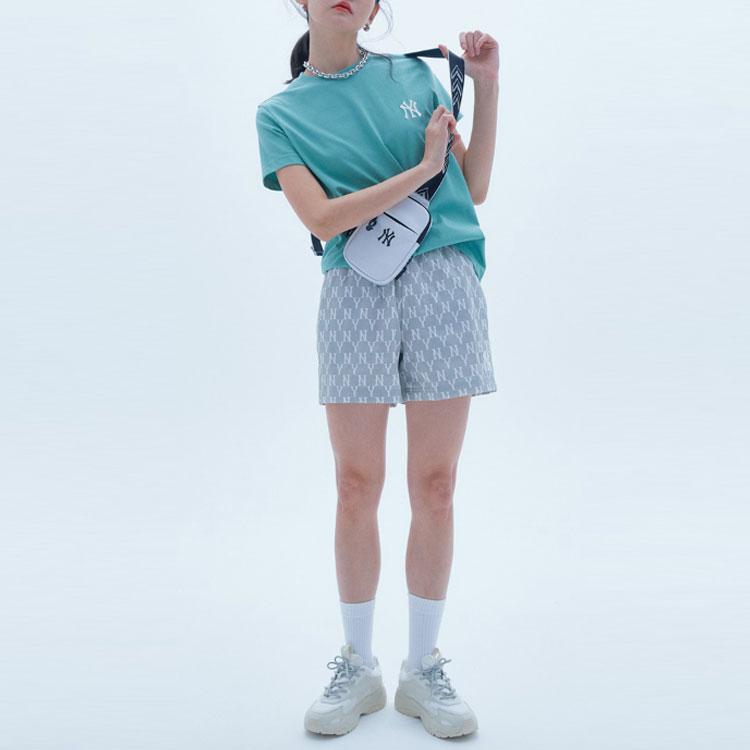 New MLB Set-in Sleeve T-Shirt Unisex Green 31TS03131-50K