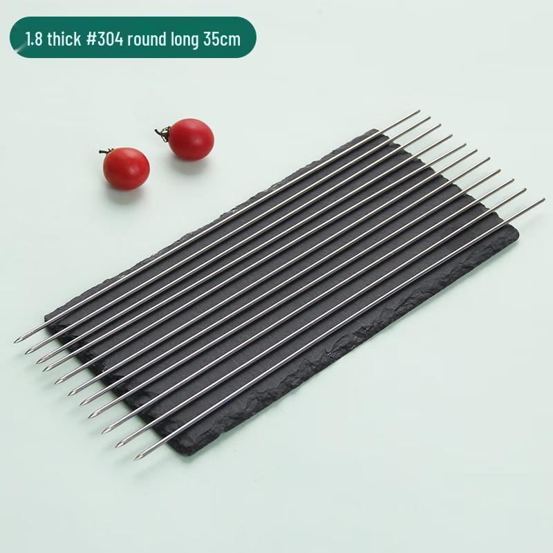 304 Stainless Steel BBQ Skewers with Holder