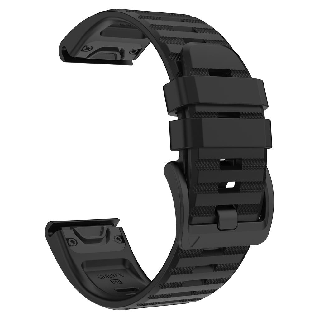 Cinturino in Gomma QuickFit da 22 mm 26 mm per Garmin Fenix 8 Pro 7 7X 6 6X GPS 5 5X plus 3HR/instinct 3 2X 970 Braccialetto Fenix 8 Cinturino Orologio