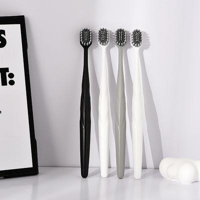 2PCS Color Random Medium Hard Bristled Adult Home Couple Toothbrush Wide Head Cleaning Toothbrush Man Travel Teeth Oral Care Set