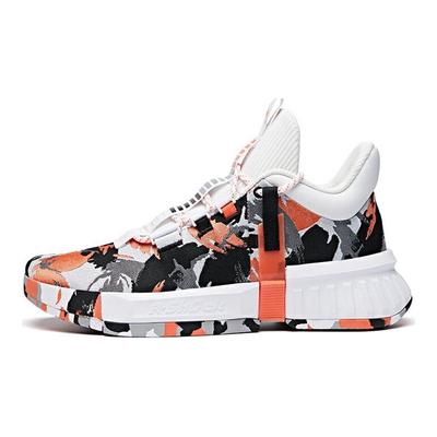 Fortgeschrittene Spieler Serie Synthetisches Leder Stoßdämpfung Rutschfest Abriebfest Mid-Top Basketballschuhe Herren Sneaker 112011622-4