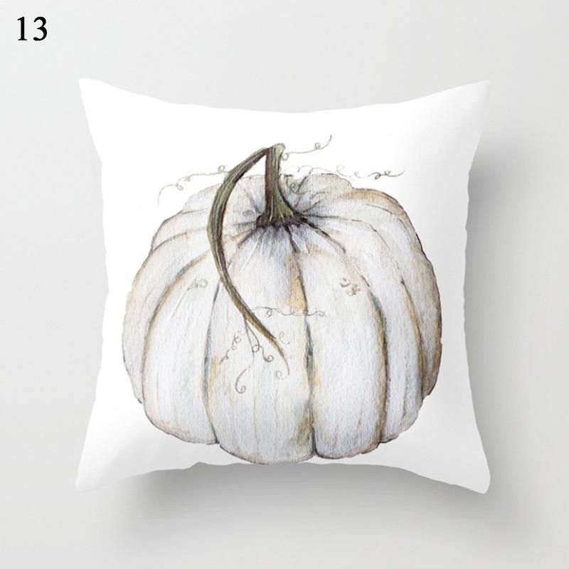 Halloween Pillow Case Linen Sofa Pumpkin Ghosts Cushion Cover Home Decoration Pillowcases Housse De Coussin Throw Pillow Cover