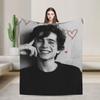 Timothe Chalamet Print Blanket For Men Women Ultra Soft Throw Blankets for Couch 50x60 Inches Multisize