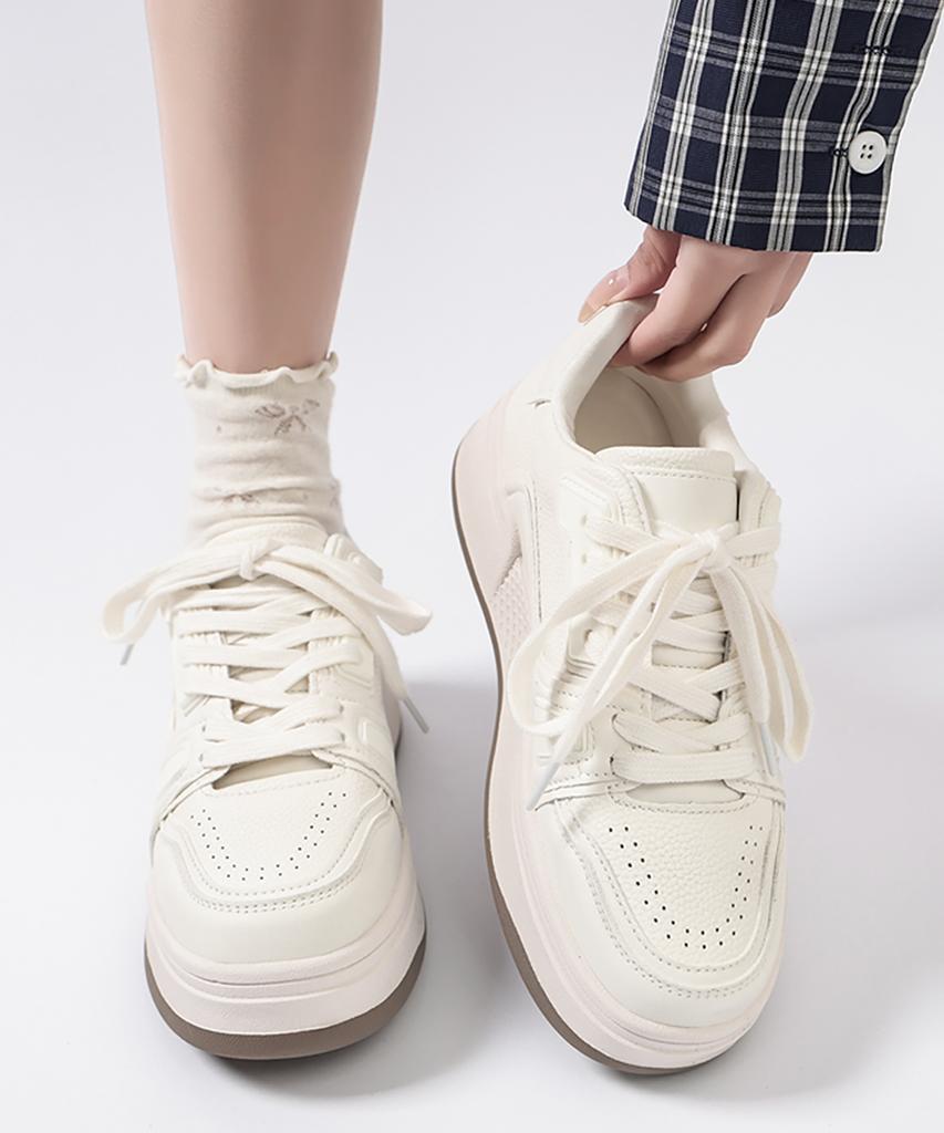 Armedes 5Cm Height-Increasing Sneakers Ar-2013 White